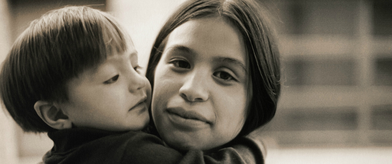 Aboriginal woman and child